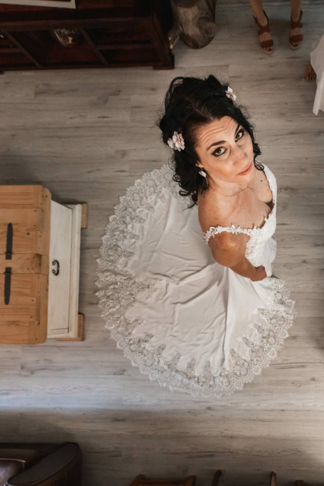 Préparatif de la mariée